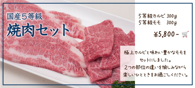 国産5等級焼肉セット